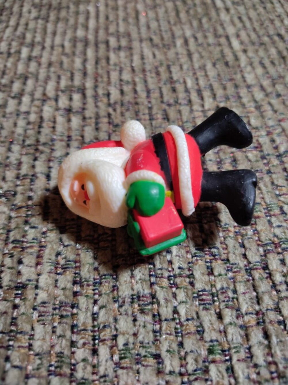 1980 Santa With Gift, Hallmark Merry Miniature.
